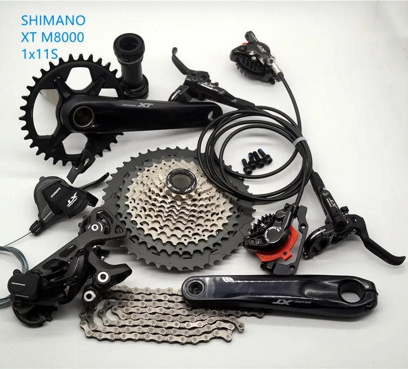 Переключатель передач SHIMANO XT M8000 переключатель скорости 1x11s с тормозом m8000 полный