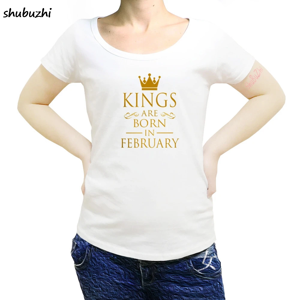 KINGS ARE BORN/женская футболка в стиле панк Женский o-образный вырез футболки летние