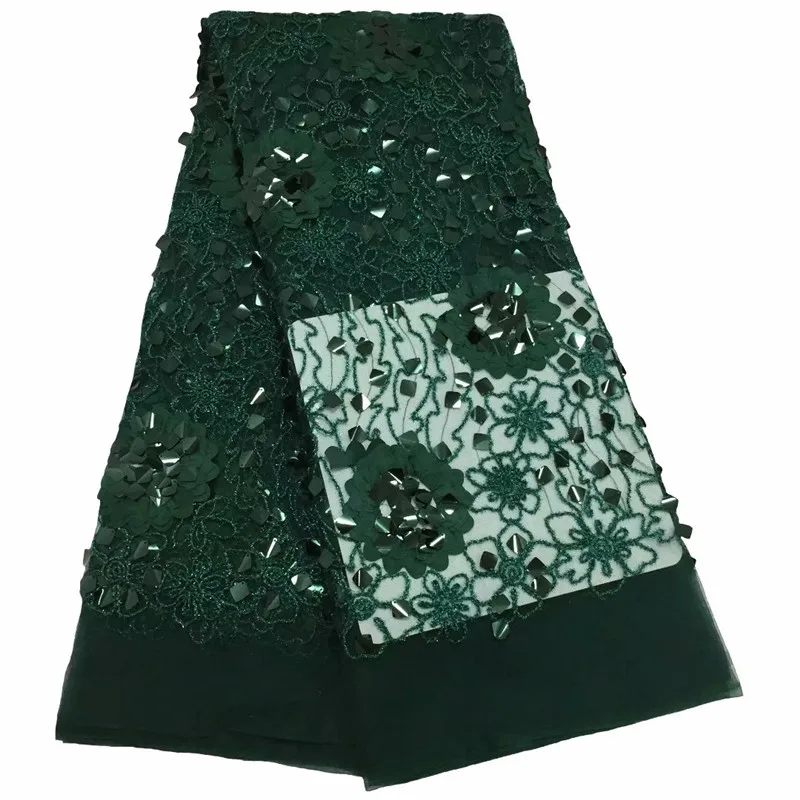 Африканские блестки сетчатая кружевная ткань высокое качество Нигерия вышивка