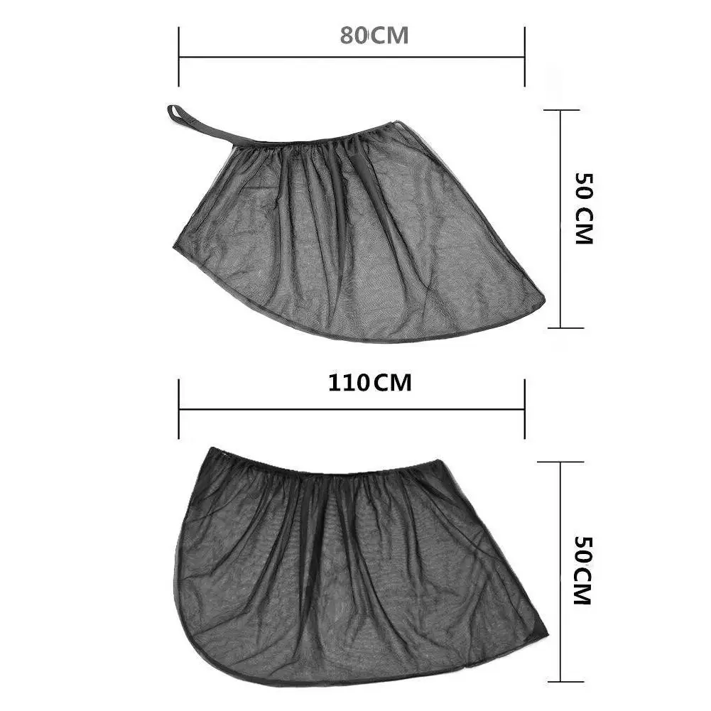 

2PCS Universal Car Side Window Sunshade Protects Auto Vehicles Back Window Sun Shade Cover Suv Proof Curtain Mesh Adjustable
