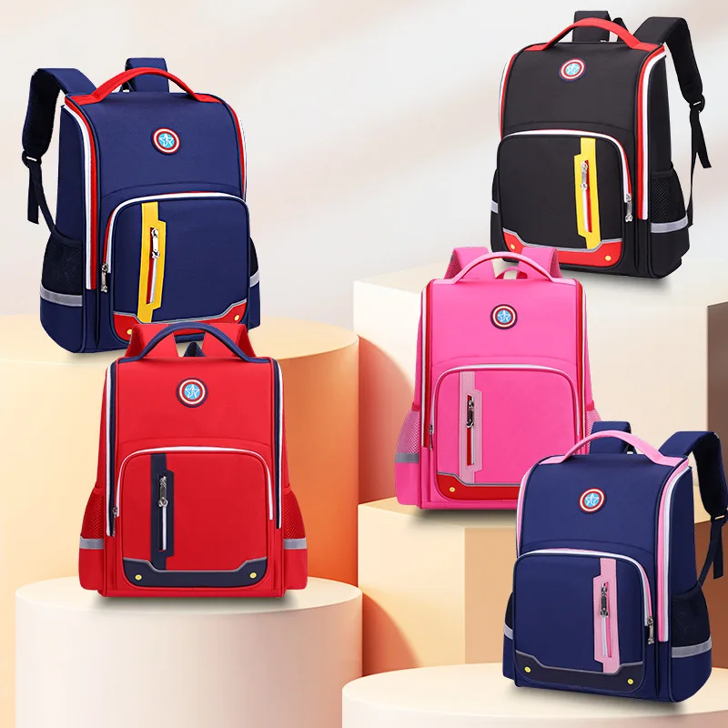 Детские школьные ранцы, ортопедический водонепроницаемый рюкзак для мальчиков и девочек, портфель для начальной школы 1, 3, 6 классов