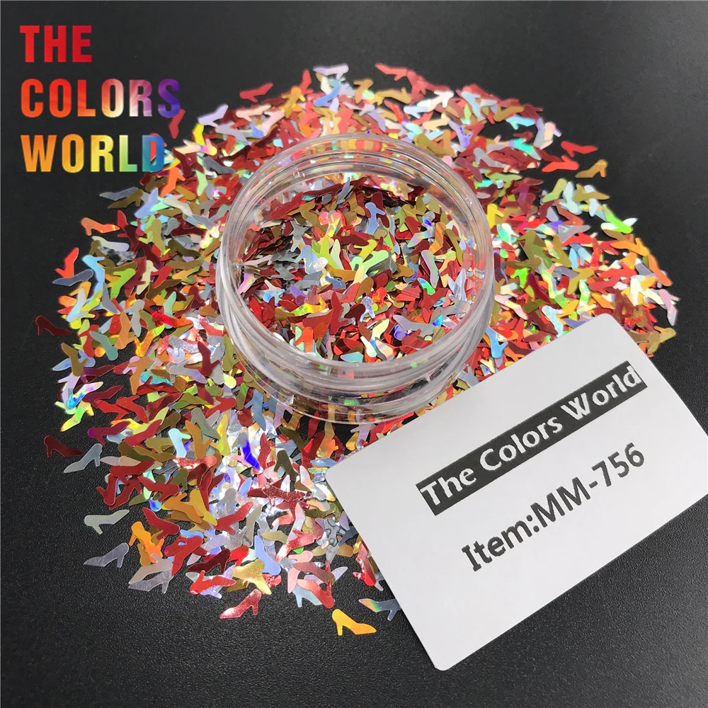 TCT-362 Mix Lip Heart Cinderella’s slipper Nail Glitter Art Decoration Body Tumbler Crafts Accessories Party Supplier | Красота и