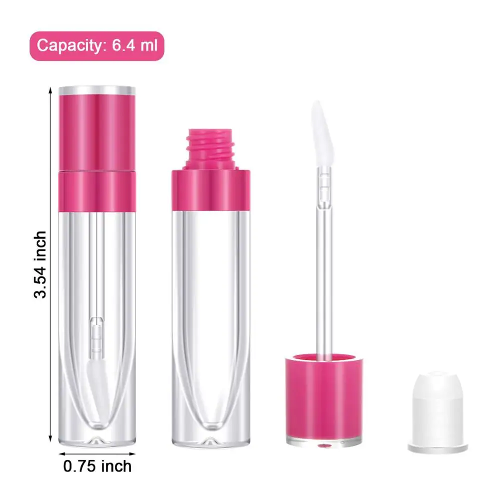 

5ml Mini Travel Lip Gloss Tubes DIY Lip Glaze Sample Vials Makeup Tools Portable Refillable Bottles Sample Vials