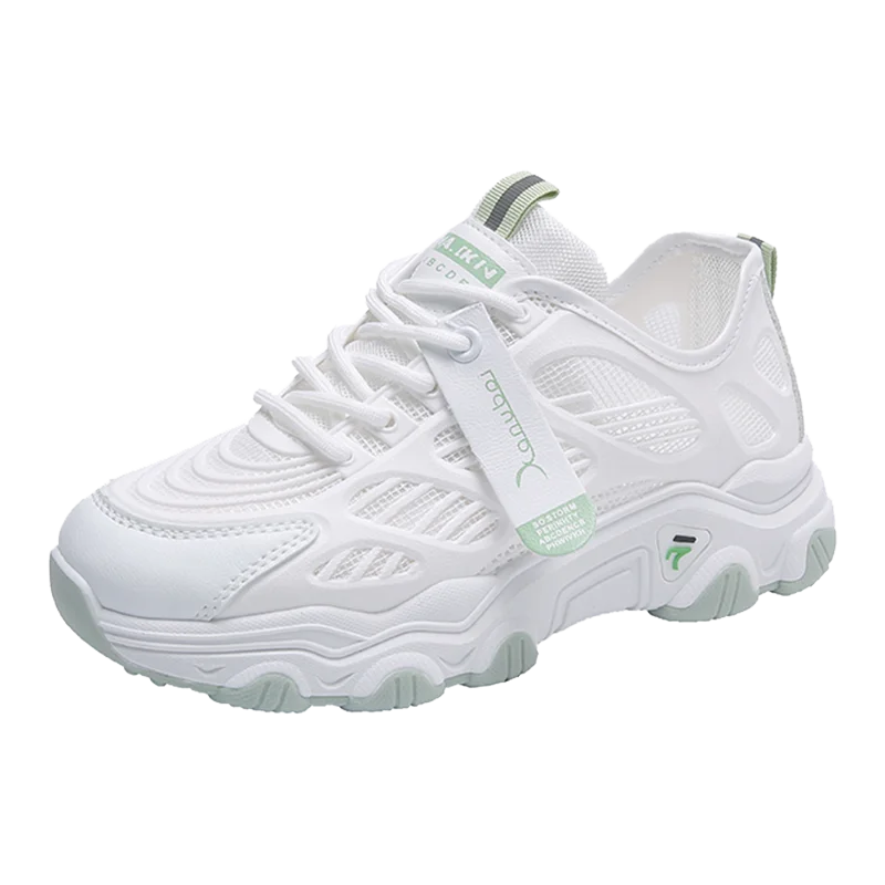 

Women's Sports Shoes Fashion Women's Sports Shoes 2021 New Spring and Autumn Casual Solid Color Round Toe Platform Shoes