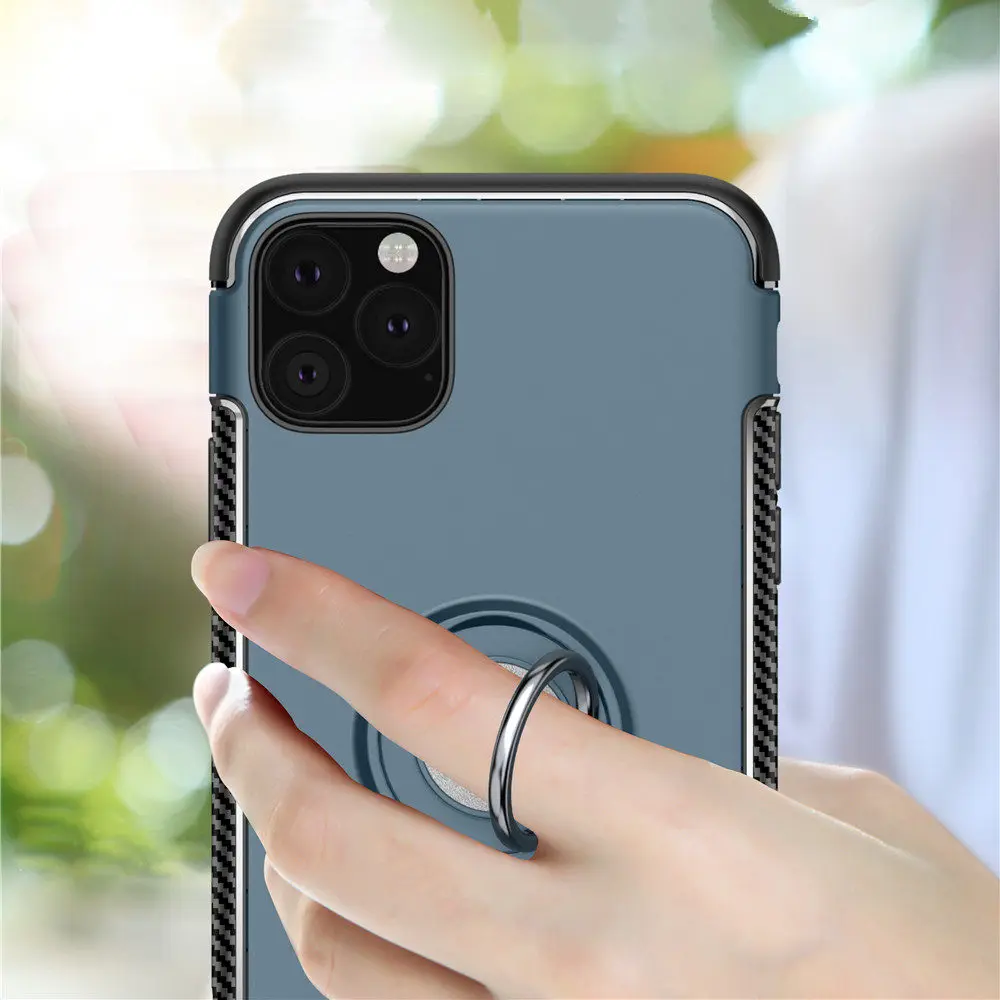 Роскошный автомобильный держатель кольцевой чехол для iPhone 11 Pro MAX 2019 11PRO