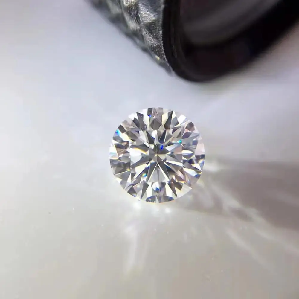 2 шт GH цвет 1ct карат лабораторные бриллианты 6 5 мм отличный бриллиант в круглой