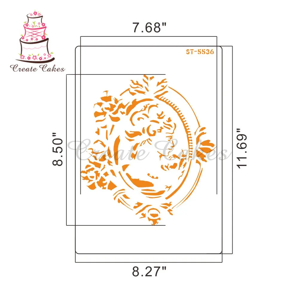 Оправа Женская трафарет для стен картина фотоальбом декоративное тиснение