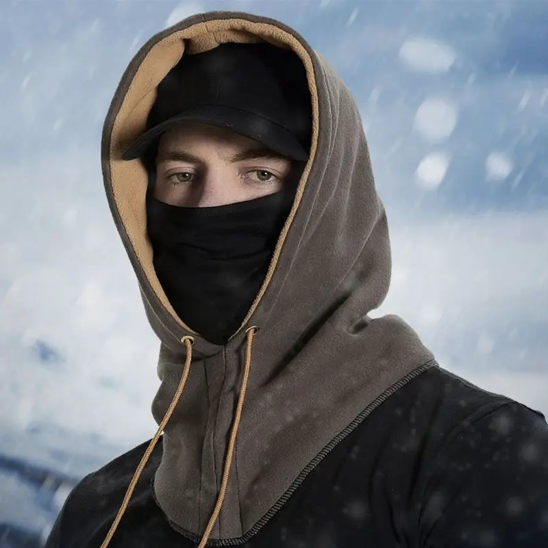 Мужская и женская зимняя утолщенная Балаклава универсальная теплая шапка с