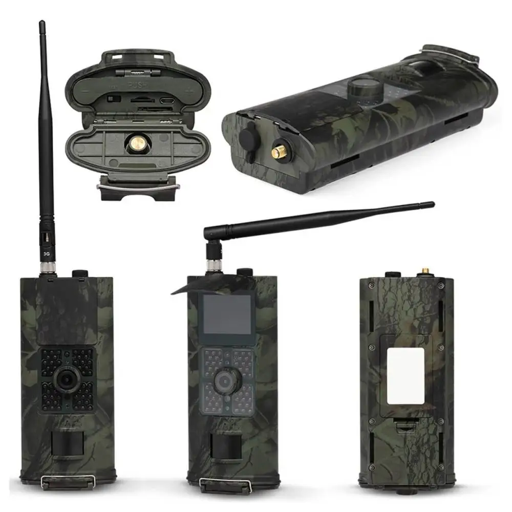 HC 700G Trail Камера охоты дикий открытый Ночное видение MMS солнечные 16MP 940nm ловушка