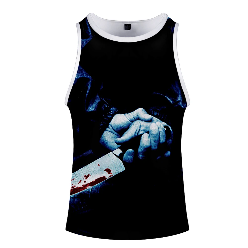 Mindhunter/топ на бретелях с 3D принтом для женщин и мужчин летний крутой жилет без