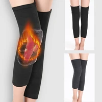 1 pair men women cashmere long knee brace support leg warmer winter warm thermal wool cycling ski running knee sleeve warmers