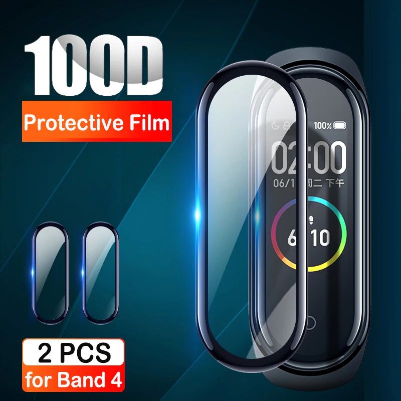 Защитная пленка для XiaoMi Band 4 защитная экрана Mi Взрывозащищенная/Защита от