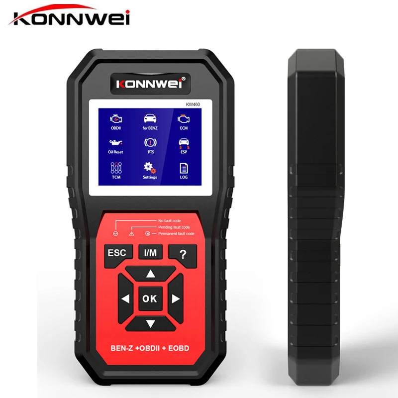 Full OBD2 Scanner Car Diagnostic Tool KW460 Auto Code Reader OBDII &amp EOBD For Mercedes Benz System | Автомобили и мотоциклы