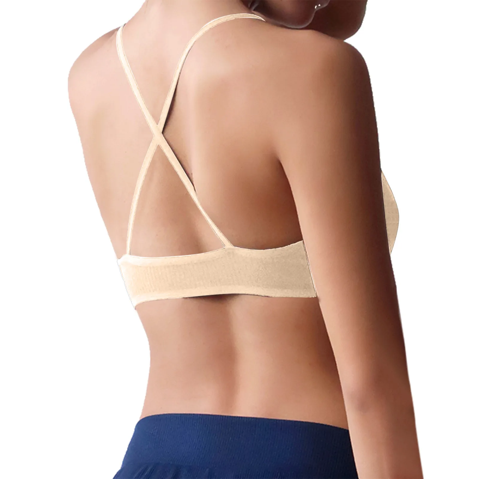 Сексуальный Ice Silk бюстгальтер Для женщин Беспроводной французский Стиль нижнее