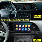 Автомагнитола на платформе Android 10,0, мультимедийный проигрыватель для Seat Leon MK3, 2012, 2013, 2014, 2015, 2016-2018, GPS-навигация, Wi-Fi, DSP