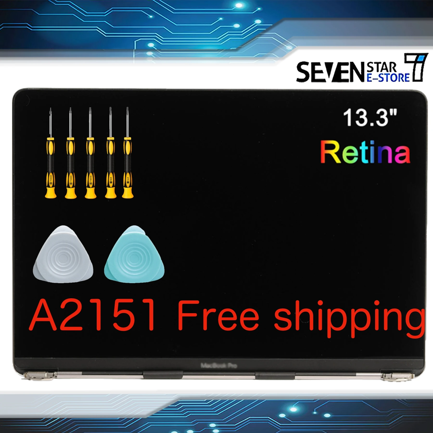 MACGOUZI Новинка для Macbook Air Pro Retina 13 &quotсеребристый ЖК-экран в сборе A1706 A1708 A1989 A2159 A2337