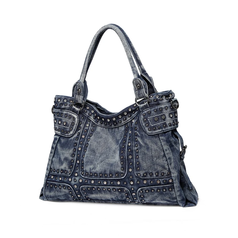 iPinee винтажный дизайн модная джинсовая женская сумка джинсовые сумки на плечо для