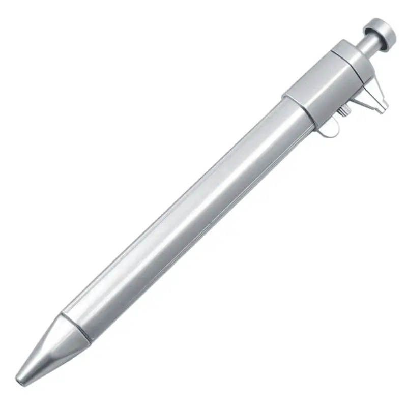 

Wholesale Multifunction 1mm Gel Ink Pen Vernier Caliper Roller Ball Pen Stationery Blue Black Ink Ballpoint Ruler Pens Stationer