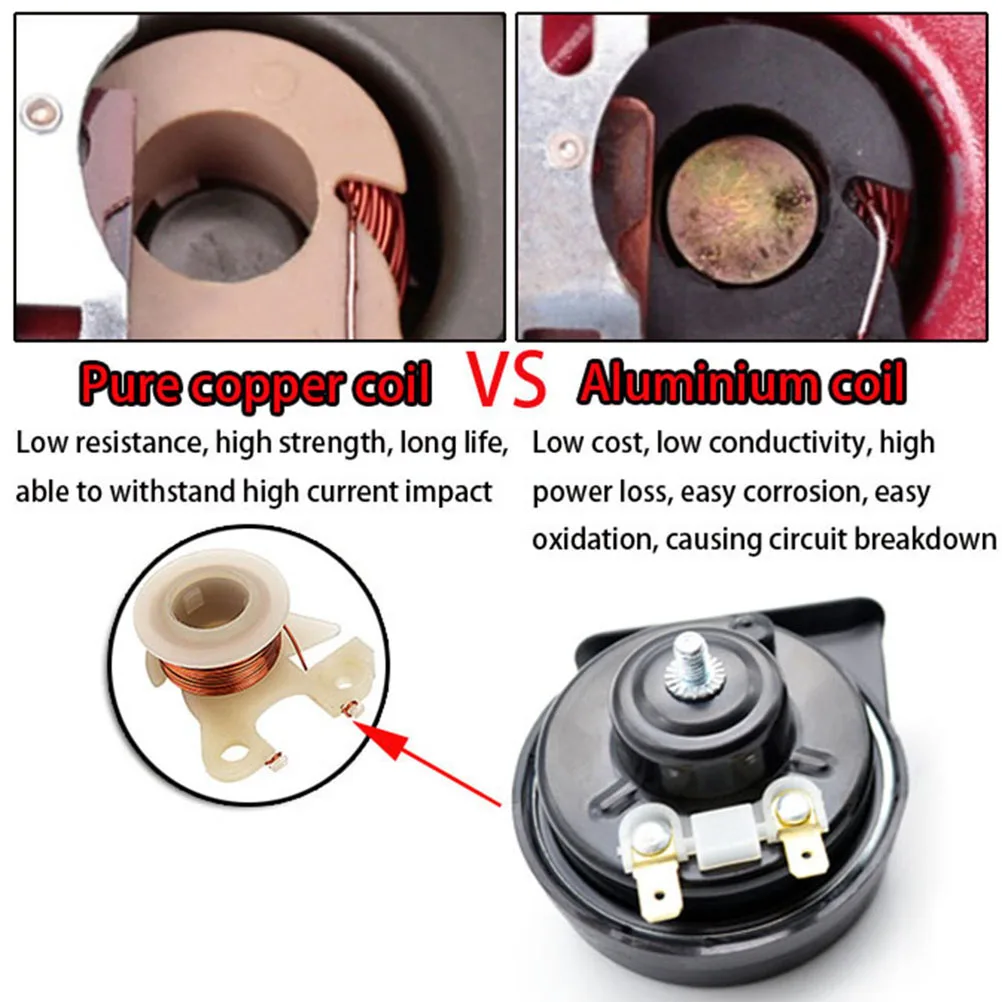 1 комплект автомобильных Рожков в виде улитки 410/510 Гц громкие автомобильные рожки