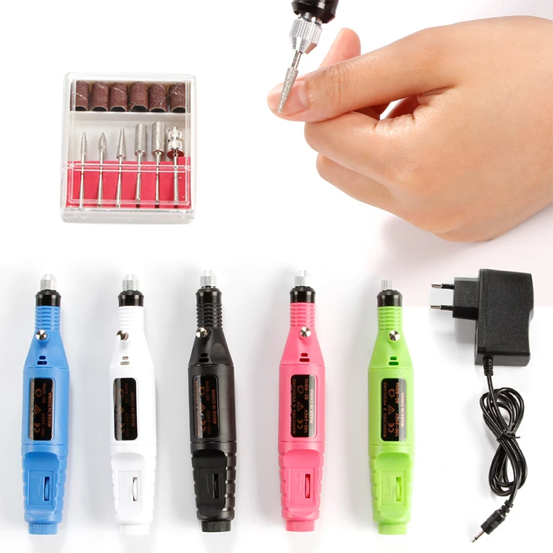 Электрическая машинка для маникюра аппарат удаления кутикулы и геля пилка