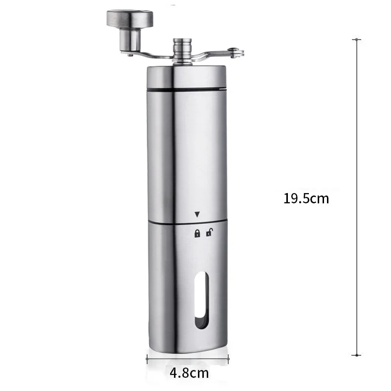 

Stainless Steel Coffee Grinder Portable Manual Food Grinder Multifunction Mini Handheld Grinding Machine Kitchen Coffee Tools