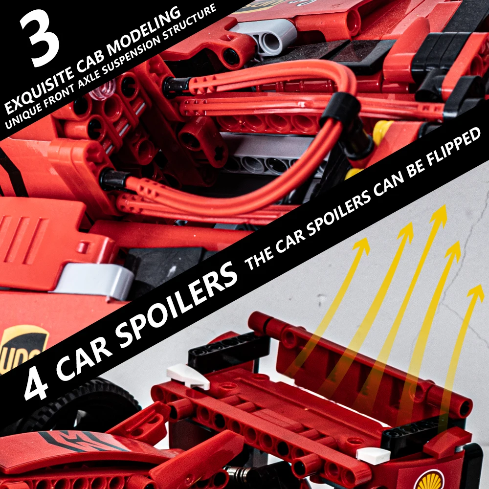 Высокотехнологичная серия моделирование F1 гоночной машины модель строительные