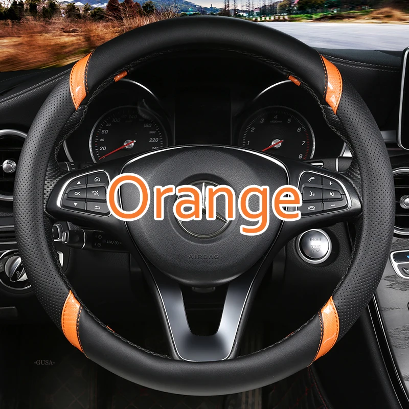 Leather Car Auto Steering Wheel Cover With Crystal Rhinestone for Women Girls Interior Accessories Black/Beige 15'' 38cm Leather Car Auto Steering Wheel Cover With Crystal Rhinestone for Women Girls Interior Accessories Black/Beige 15'' 38cm