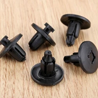 50pc car wing board lining clip rivet automobile fender fixed fastener 8mm hole for peugeot 206307408