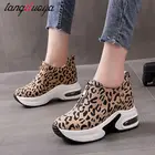 Женские кроссовки на платформе, женские повседневные кроссовки на танкетке, обувь для тенниса, женские толстые осенние кроссовки, 2022