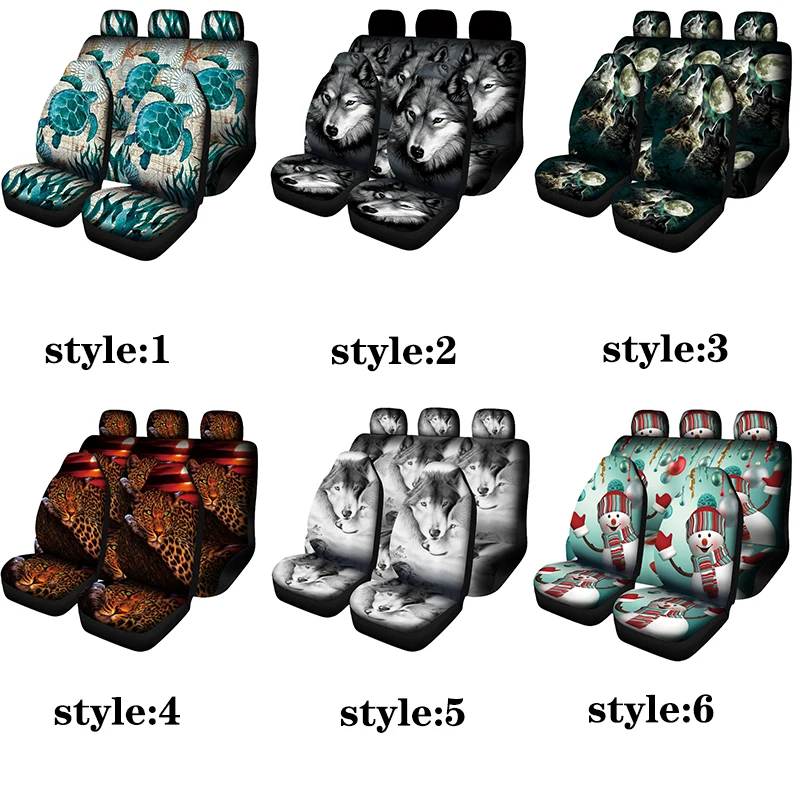 

Чехлы на сиденья Aimaao, автомобильные аксессуары с принтом, подходят для большинства автомобилей Audi A4 A5 Sportback A6 C5 Skoda Octavia 2 Camry 40