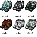 Чехлы на сиденья Aimaao, автомобильные аксессуары с принтом, подходят для большинства автомобилей Audi A4 A5 Sportback A6 C5 Skoda Octavia 2 Camry 40