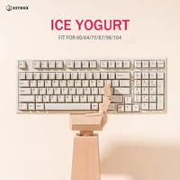 goodcable dye sub pbt ice yogurt keycaps cherry profile customized mechanical keyboards keycaps for gmk fro yo keycaps