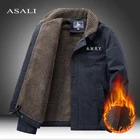 Толстая теплая куртка-бомбер в стиле милитари, мужские классические Зимние флисовые парки 2022, куртка, Мужская осенняя одежда, парка с карманами, куртки