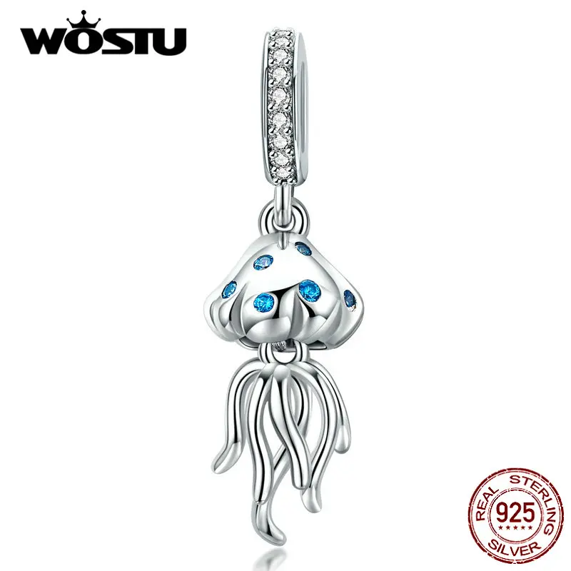 WOSTU-abalorios de Medusa de plata esterlina 2019, accesorio Original para pulsera y collar, fabricación de joyería artesanal, CQC1297, novedad de 925