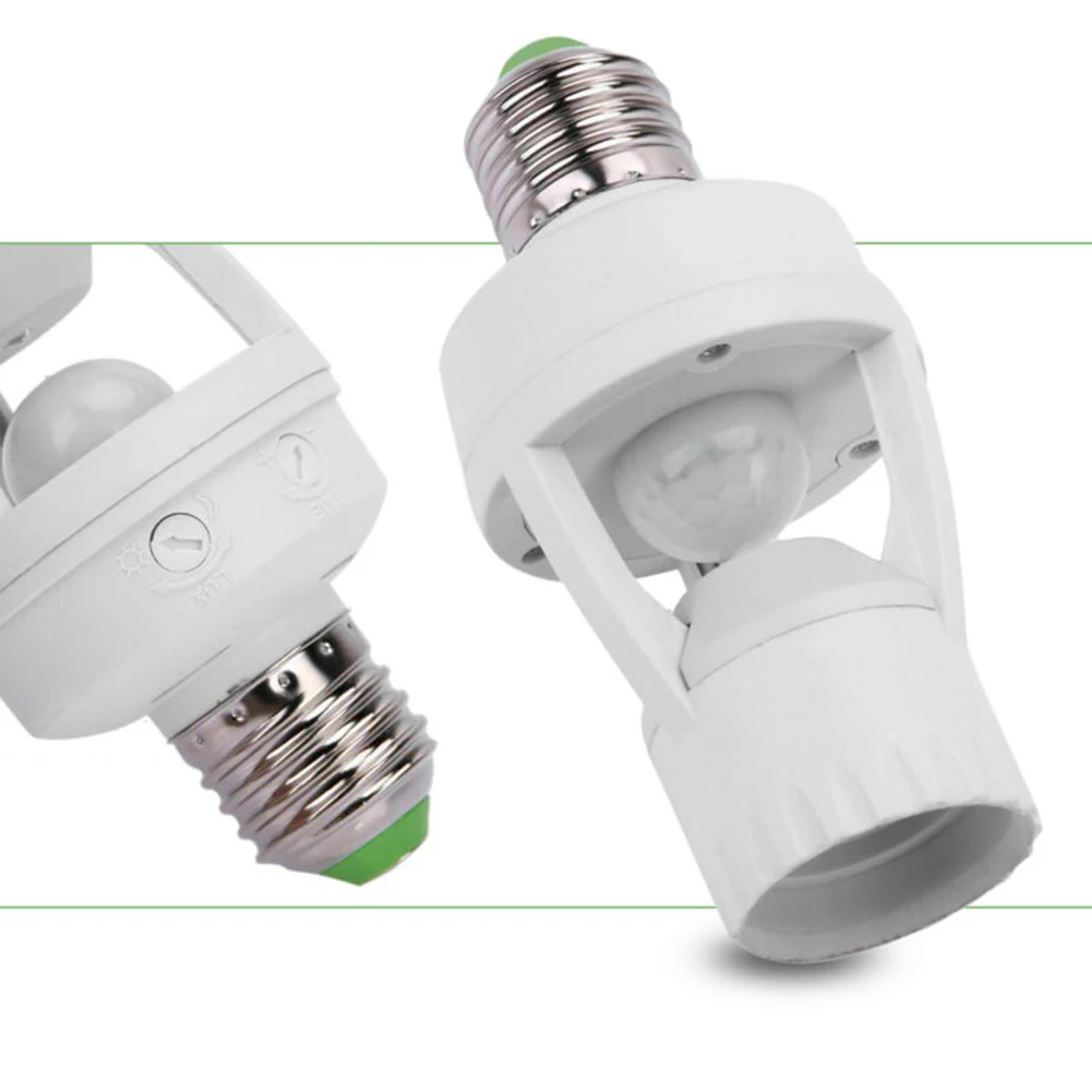 Инфракрасный датчик движения PIR E27 Светодиодный светильник держатель лампы