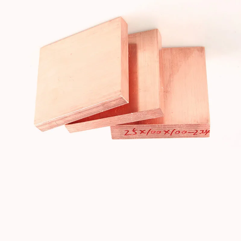 Плоский квадратный медный вал T2 толщина 1 мм 2 3 4 5 6 ширина медной пластины 200 |
