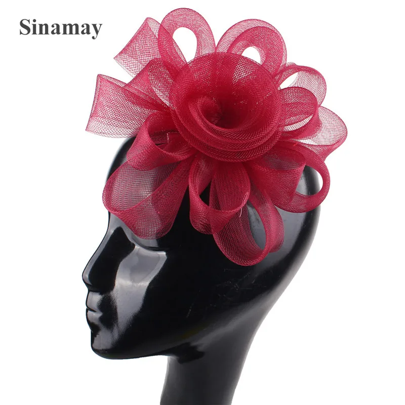 Королевский синий кринолин Вуалетка шляпа аксессуары для волос свадьбы