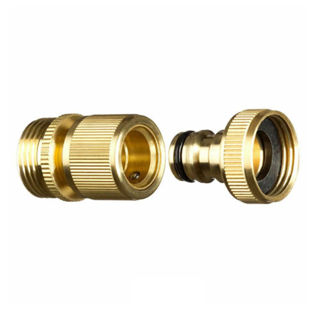 

3/4 Inch Gardening Hose Quick Connector For Watering Spray Nozzle Brass Connect Fitting Tool For Garden Connector Accessories