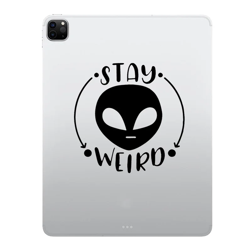 Необычная наклейка Alien Stay на ноутбук для iPad 9 7 Pro 11 Air 4 Mini 6 чехол Macbook виниловый