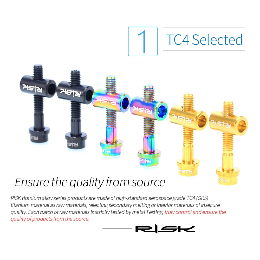 Опасности 2 шт./компл. горный велосипед BMX велосипедная подседельная труба M5x30/40