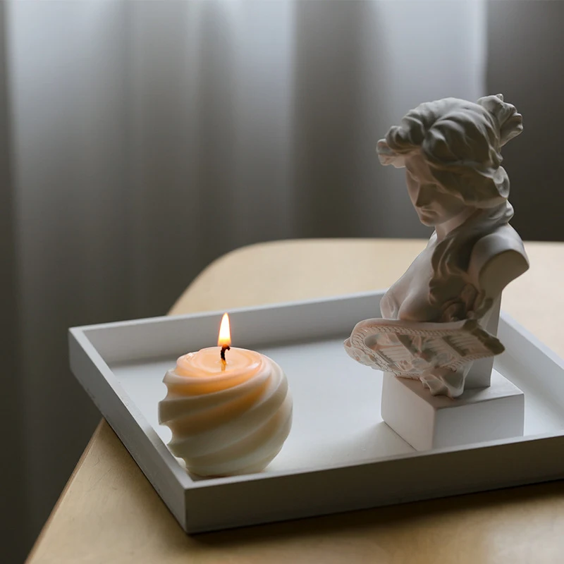 Женская креативная форма для сферических Ароматических Свечей Мягкая