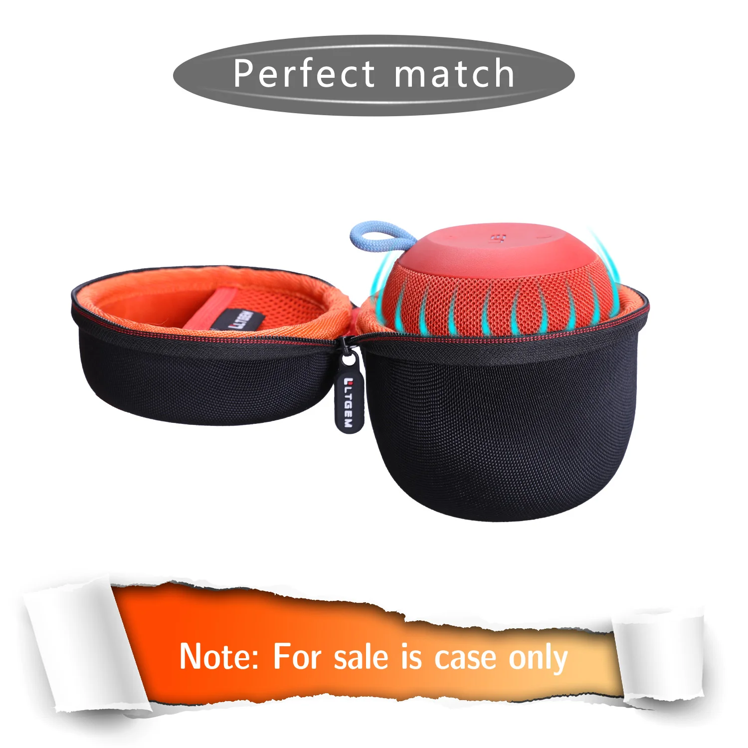 LTGEM Waterproof EVA Hard Case for Ultimate Ears WONDERBOOM Portable Bluetooth Speaker