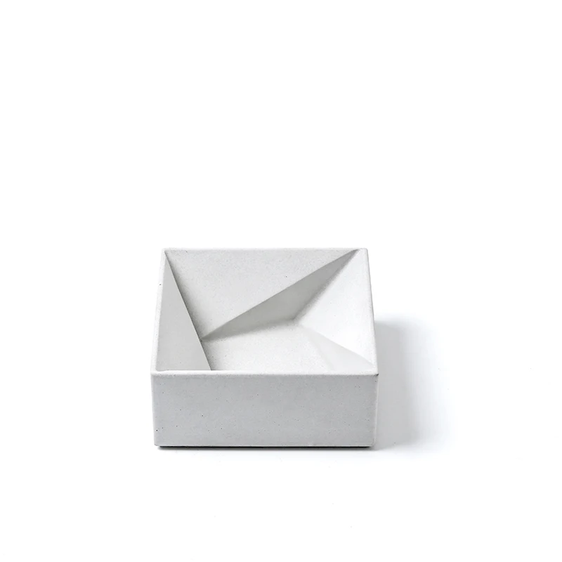 Форма для цементного лотка геометрическая форма украшения стола цемента лоток