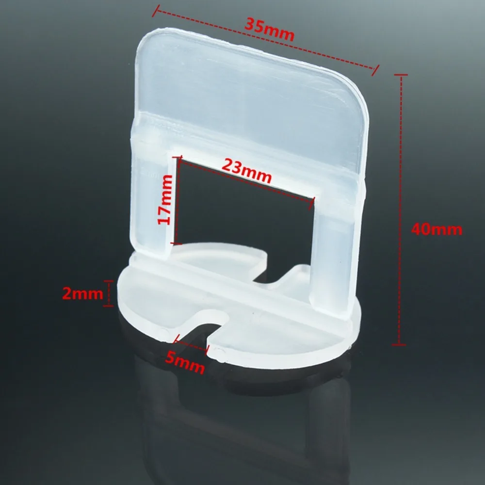 200 шт. плиточные прокладки зажимы для напольных покрытий в клеточку измерены