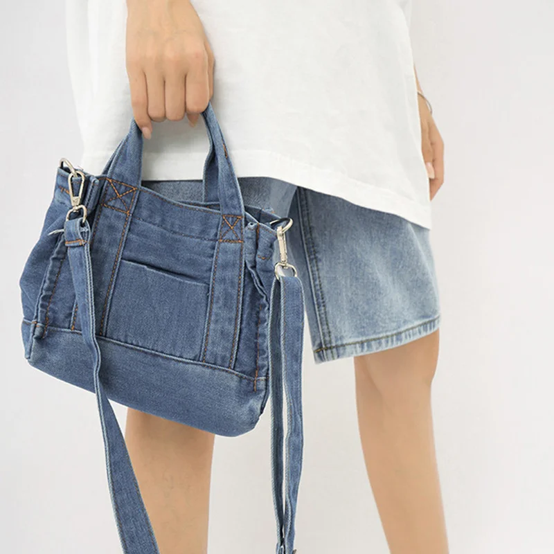 

Брендовая джинсовая ткань, женская сумка на плечо, дизайнерские холщовые джинсы, сумки через плечо для женщин, сумочка, маленькая сумка, жен...