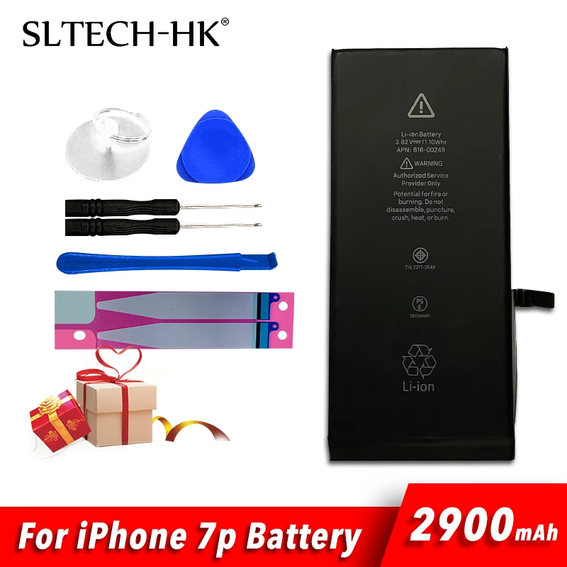 Литиевая батарея для iPhone 5S 6 6S 7 8 Plus сменные батареи внутренняя телефона 2060 мАч 2265 +
