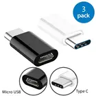 3 шт., адаптер Micro USB на Type C для Samsung S9 8 Note 10 Huawei