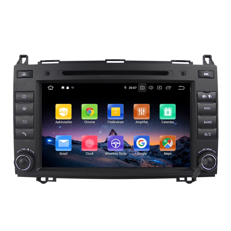 Автомобильный DVD плеер с сенсорным IPS экраном 8 дюймов Android 10 0 для Mercedes benz B200 W169 A160