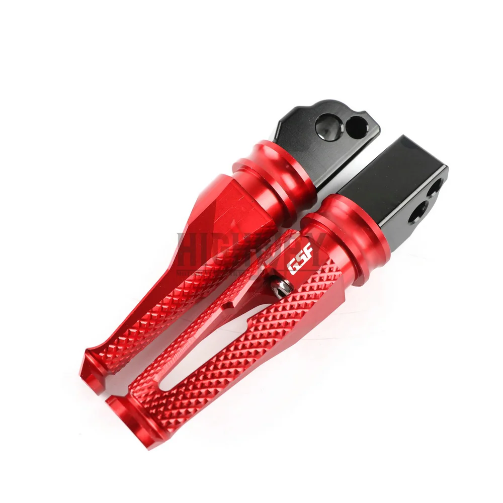 Мотоциклетные алюминиевые Задние подножки с ЧПУ для пассажиров SUZUKI GSF 1250 650 Bandit