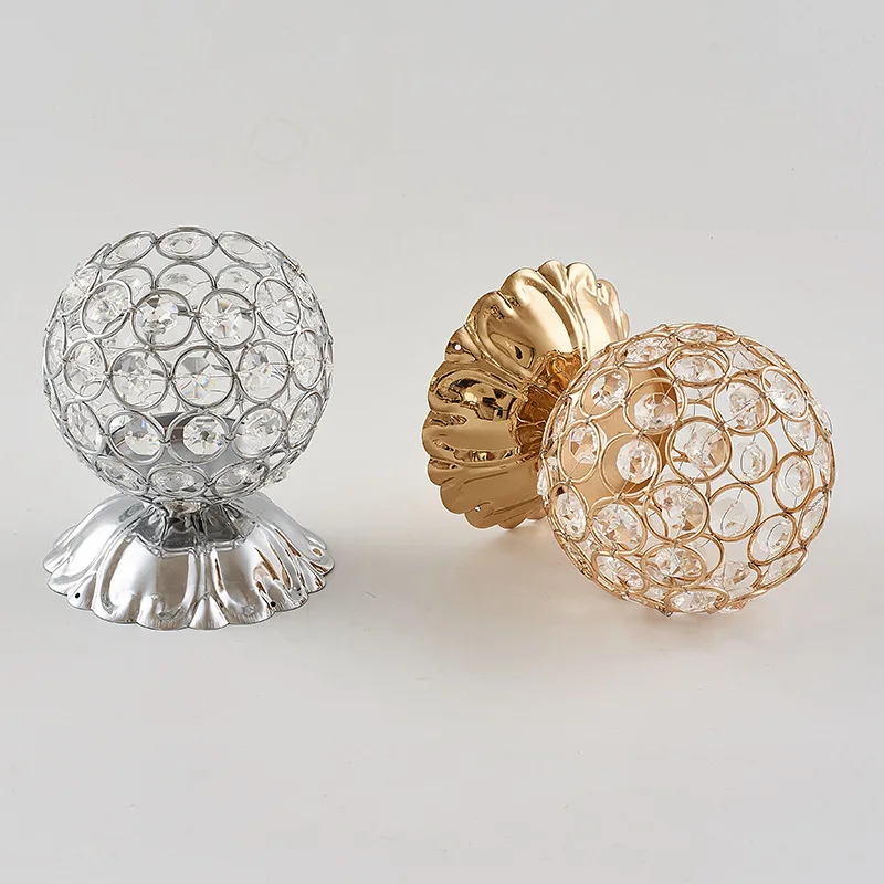 Хрустальный подсвечник свадебное банкетное украшение с гальваническим